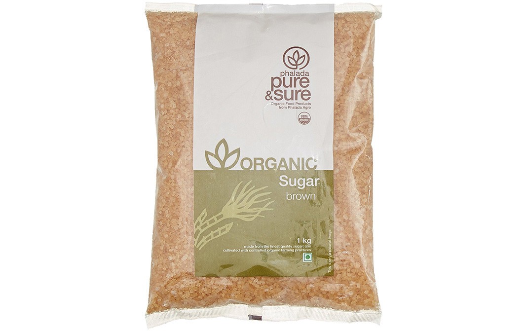 Pure & Sure Organic Sugar Brown    Pack  1 kilogram
